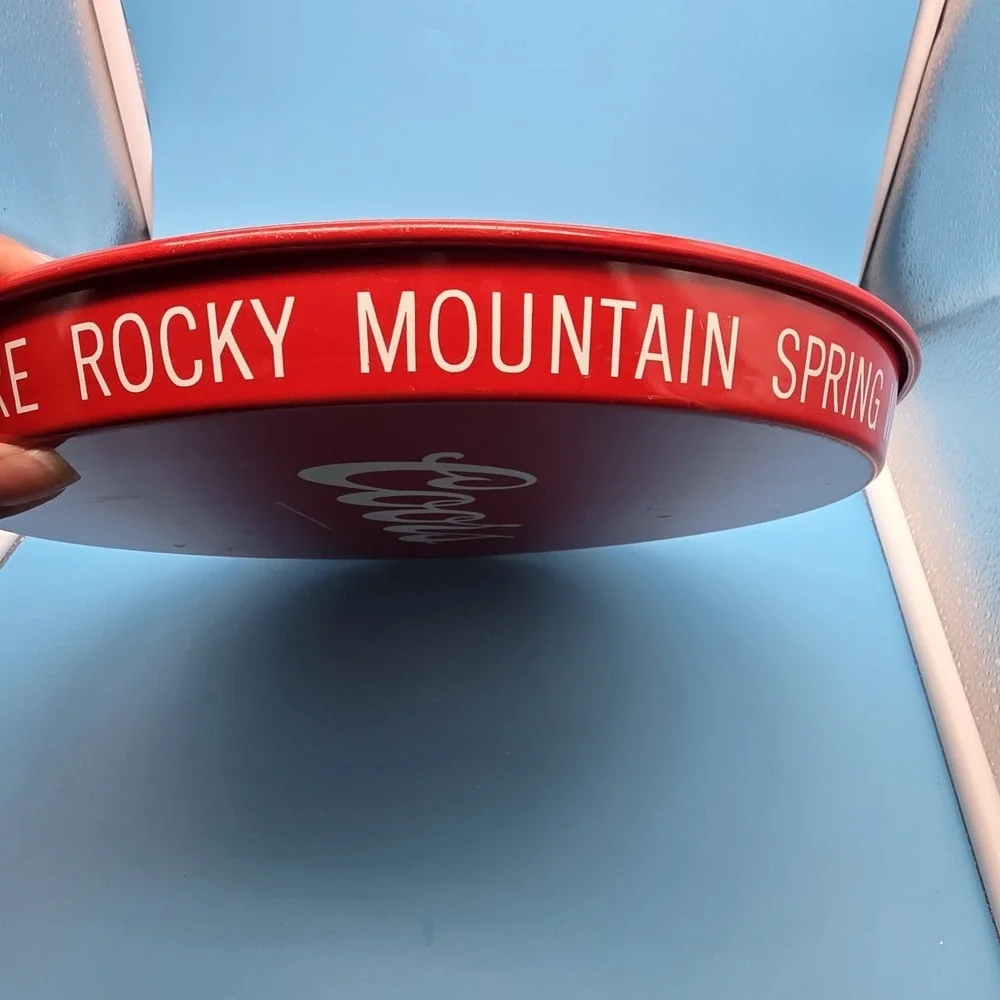 Vintage Coors Serving Tray Red 12